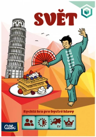 Albi HRA Chytré kostky Svět (společenská hra)