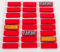 Albi HRA DŘEVO Věž Jenga 3v1 pexeso a domino (dřevěná hračka)