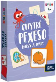 Albi HRA Kvído Chytré pexeso 2 Barvy a tvary (společenská hra)