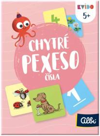 Albi HRA Kvído Chytré pexeso 2 Čísla (společenská hra)