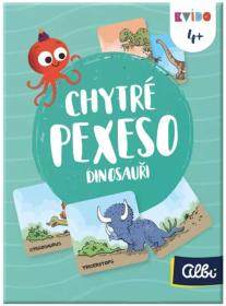Albi HRA Kvído Chytré pexeso 2 Dinosauři (společenská hra)