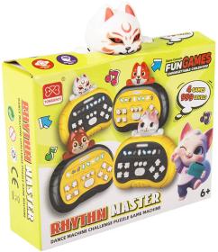 Albi HRA Mini herní konzole Rytmus Master 49 her na baterie Zvuk