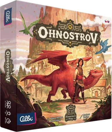 Albi HRA Ohňostrov rodinná (společenská hra)