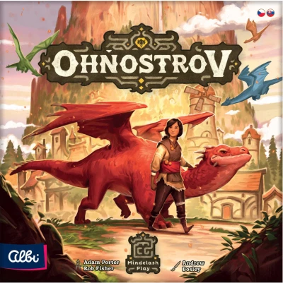 Albi HRA Ohňostrov rodinná (společenská hra)