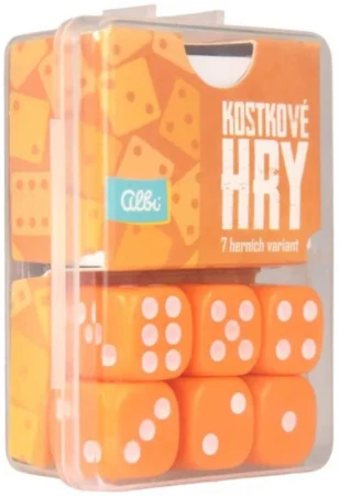 Albi HRA Oranžové kostkové hry 7v1 (společenská hra) Albi HRA Oranžové kostkové hry 7v1 (společenská hra)
