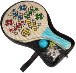 Albi HRA Plážový tenis, šachy, Člověče, nezlob se 3v1 DŘEVO