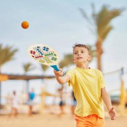 Albi HRA Plážový tenis, šachy, Člověče, nezlob se 3v1 DŘEVO