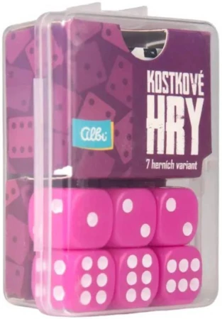 Albi HRA Růžové kostkové hry 7v1 (společenská hra) Albi HRA Růžové kostkové hry 7v1 (společenská hra)