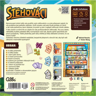 Albi HRA Stěhováci rodinná (společenská hra)