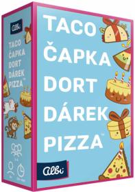 Albi HRA Taco, čapka, dort, dárek pizza (společenská hra) Albi HRA Taco, čapka, dort, dárek pizza (společenská hra)