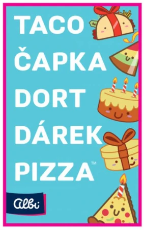 Albi HRA Taco, čapka, dort, dárek pizza (společenská hra)