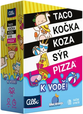 Albi HRA Taco, kočka, koza, sýr, pizza k vodě (společenská hra)