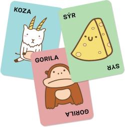 Albi HRA Taco, kočka, koza, sýr, pizza karetní (společenská hra)