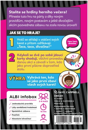Albi HRA Taco, taco, divočina (společenská hra)