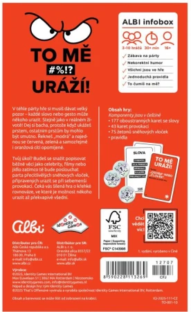 Albi HRA To mě uráží! (společenská hra)