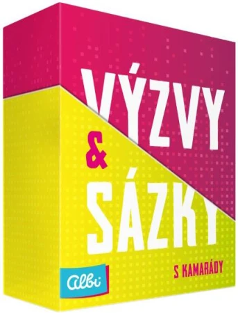 Albi HRA Výzvy a sázky s kamarády (společenská hra)