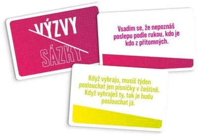 Albi HRA Výzvy a sázky s kamarády (společenská hra)