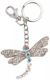 Albi Klíčenka vážka kovový přívěsek na klíče s karabinkou