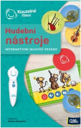 Albi Kouzelné čtení hra Pexeso interaktivní Hudební nástroje