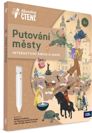 Albi Kouzelné čtení Kniha a mapa interaktivní Putování městy