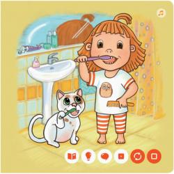 Albi Kouzelné čtení Kniha interaktivní Denní činnosti baby minikniha