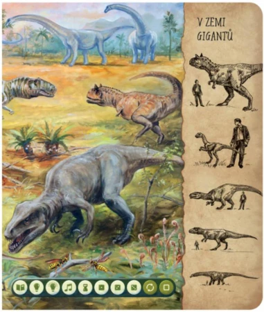 Albi Kouzelné čítanie Kniha interaktívna Dinosaury