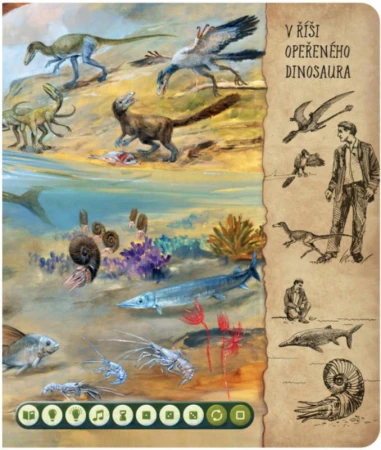 Albi Kouzelné čítanie Kniha interaktívna Dinosaury