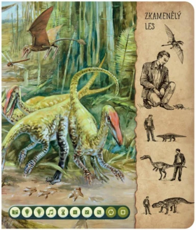 Albi Kouzelné čítanie Kniha interaktívna Dinosaury