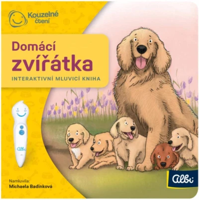 Albi Kouzelné čtení Kniha interaktivní Domácí zvířátka baby minikniha
