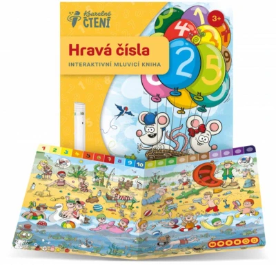 Albi Kouzelné čtení Kniha interaktivní Hravá čísla