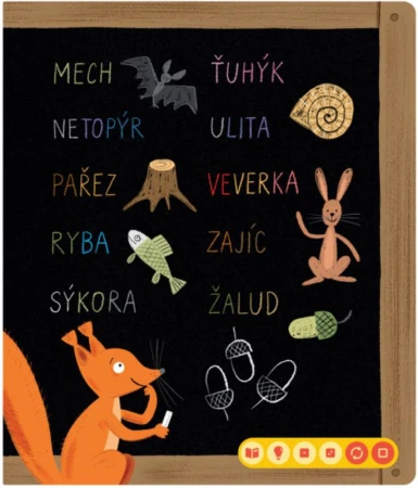 Albi Kouzelné čtenie Kniha interaktívna Hravé písmenká