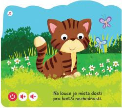 Albi Kouzelné čtení Kniha interaktivní Kočka baby minikniha tvarovaná