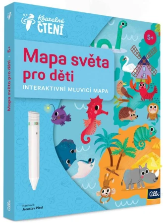 Albi Kouzelné čítanie Kniha interaktívna Mapa sveta pre deti