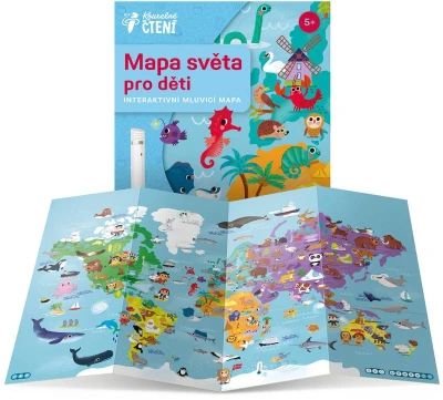 Albi Kouzelné čítanie Kniha interaktívna Mapa sveta pre deti