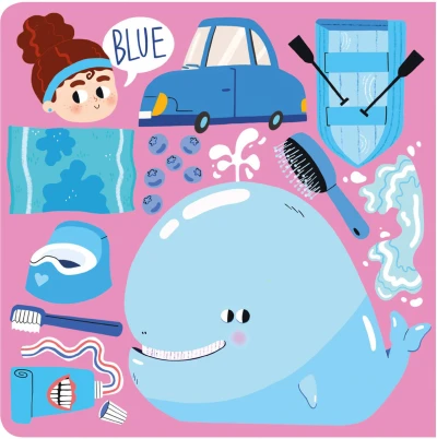 Albi Kouzelné čtení Kniha interaktivní My First Book of English 1:Colours