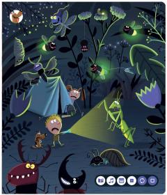 Albi Kouzelné čtení Kniha interaktivní Písničky o potvůrkách