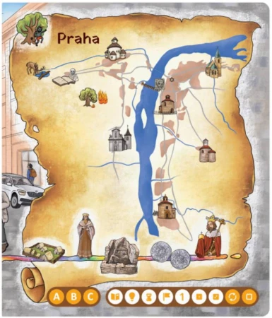 Albi Kouzelné čtení Kniha interaktivní Putování magickou Prahou