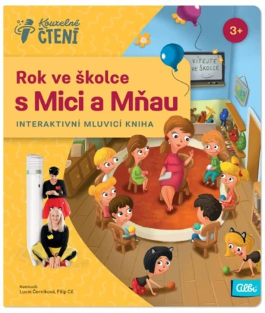 Albi Kúzelné čítanie Kniha interaktívna Rok v škôlke s Mici a Mňau Albi Kúzelné čítanie Kniha interaktívna Rok v škôlke s Mici a Mňau