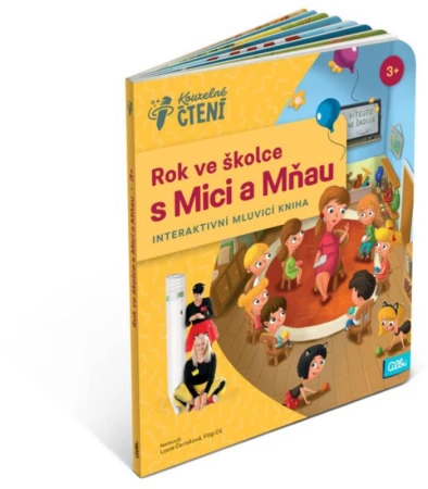 Albi Kúzelné čítanie Kniha interaktívna Rok v škôlke s Mici a Mňau