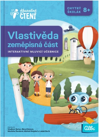 Albi Kouzelné čtení Kniha interaktivní učebnice Vlastivěda zeměpisná část