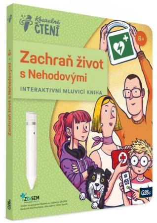 Albi Kouzelné čtení Kniha interaktivní Zachraň život s Nehodovými
