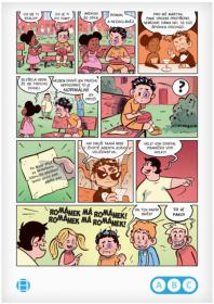 Albi Kouzelné čtení Komiks interaktivní Parta Pac a kletba Modrého Jonáše