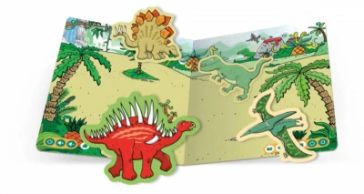 Albi Kouzelné čtení Samolepková knížka interaktivní Dinosauři