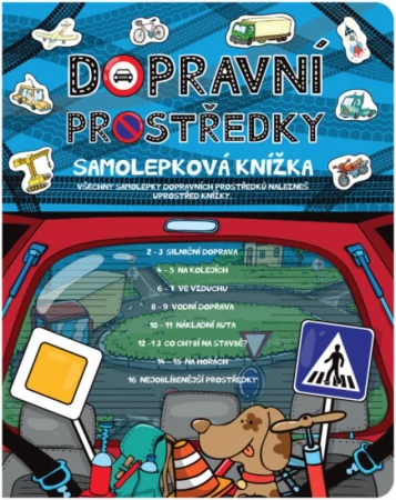 Albi Kouzelné čtení Samolepková knížka interaktivní Doprava