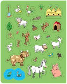 Albi Kouzelné čtení Samolepková knížka interaktivní Zvířátka