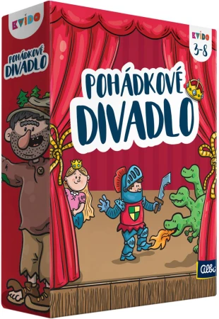 Albi Kvído hra Pohádkové divadlo dřevěné podium v krabici