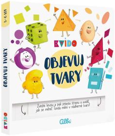Albi Kvído Objevuj Tvary naučná kniha interaktivní překlápěcí stránky Albi Kvído Objevuj Tvary naučná kniha interaktivní překlápěcí stránky