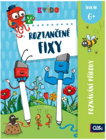 Albi Kvído Roztančené fixy interaktivní sešit s aktivitami různé druhy Albi Kvído Roztančené fixy interaktivní sešit s aktivitami různé druhy