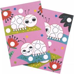 Albi Kvído Samolepky s omalovánkami Kočička / Pejsek 2 druhy