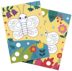 Albi Kvído Samolepky s omalovánkami Kočička / Pejsek 2 druhy